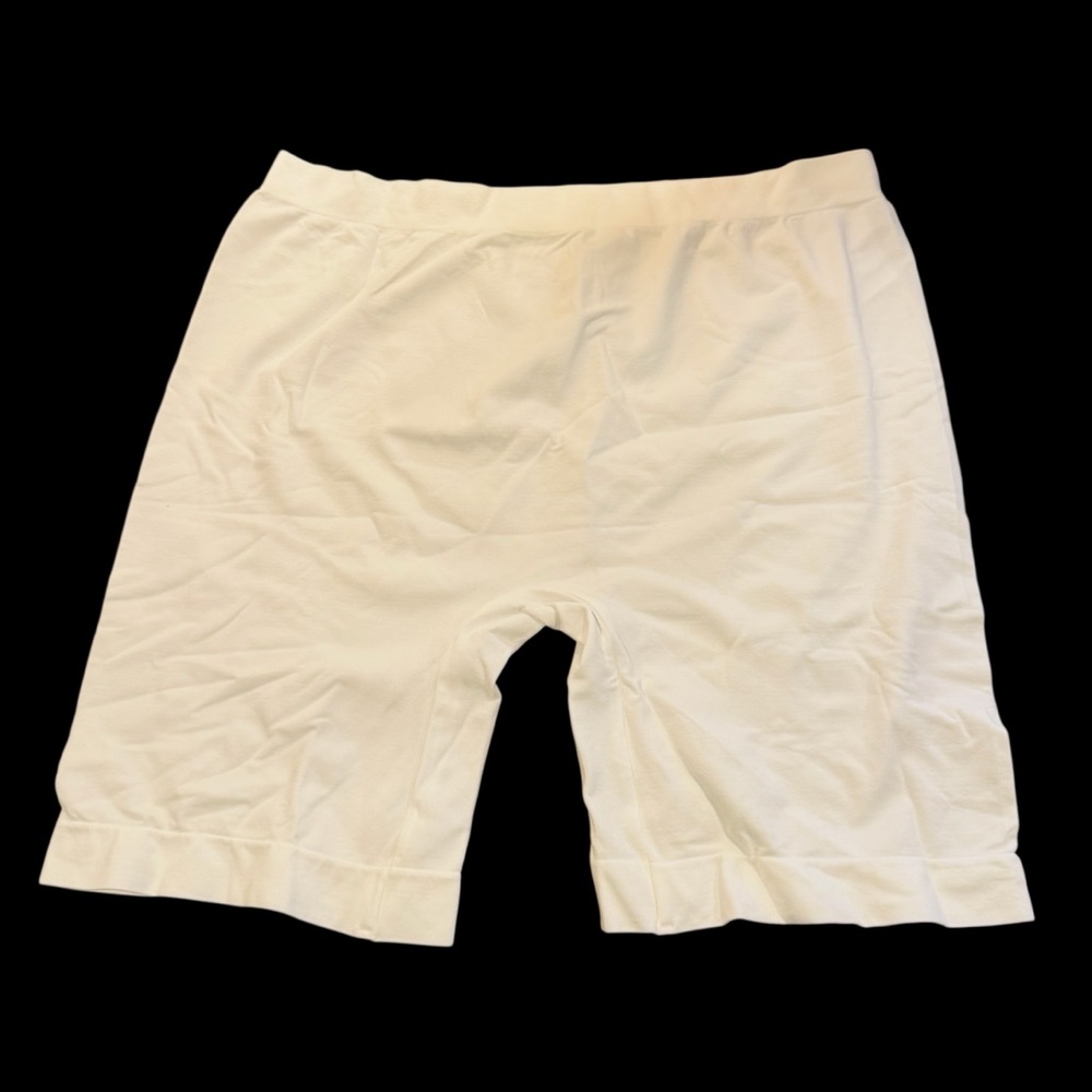 NWOT Innersy Women's White Long Boy Shorts Underwear size 3x